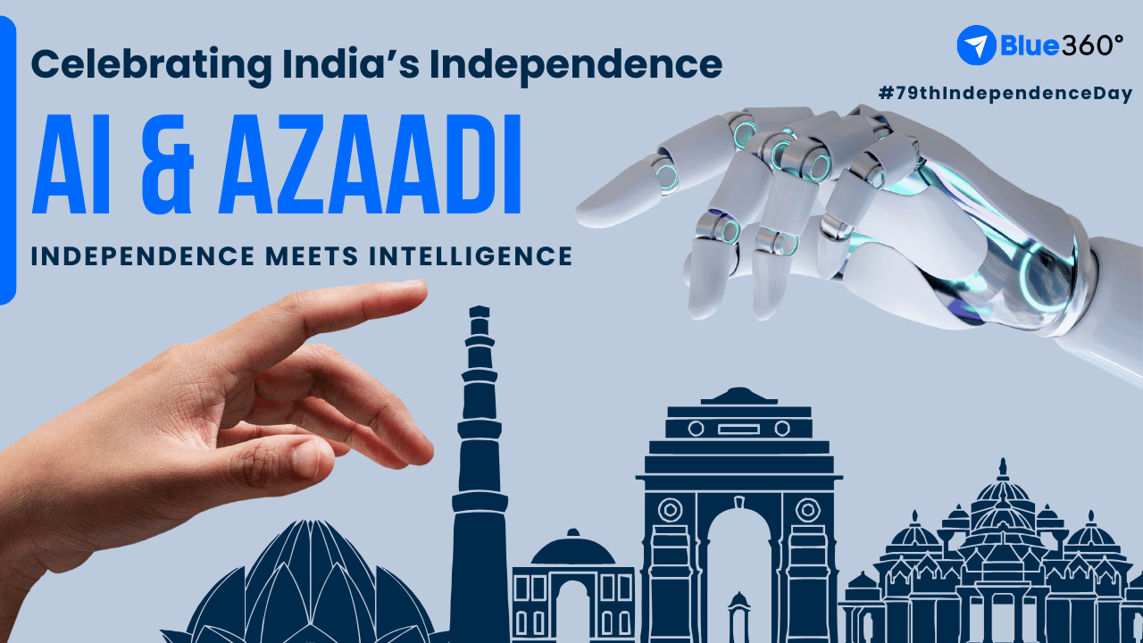 India’s Independence Day is not only a moment of patriotic reflection, but also a pivotal milestone in the nation’s AI journey. With bold initiatives like IndiaAI, BharatGen, and the establishment of safety frameworks, India is charting a future of innovation and self‑reliance. At Blue360, we’re proud to contribute to that vision—empowering businesses with AI-powered websites, e‑commerce, SEO, ads, and strategic marketing that mirror India’s march toward a developed, digital future. Celebrate freedom. Embrace the future. Grow with Blue360.